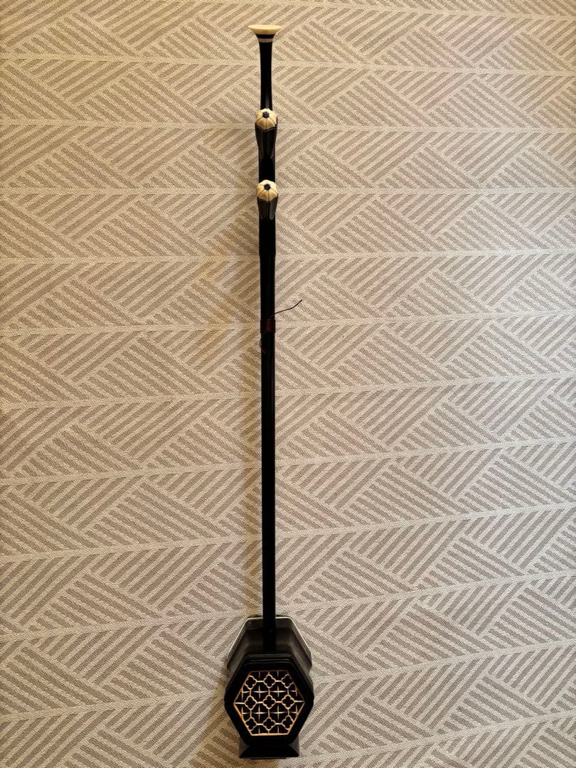 二胡（黒檀）　弓・駒