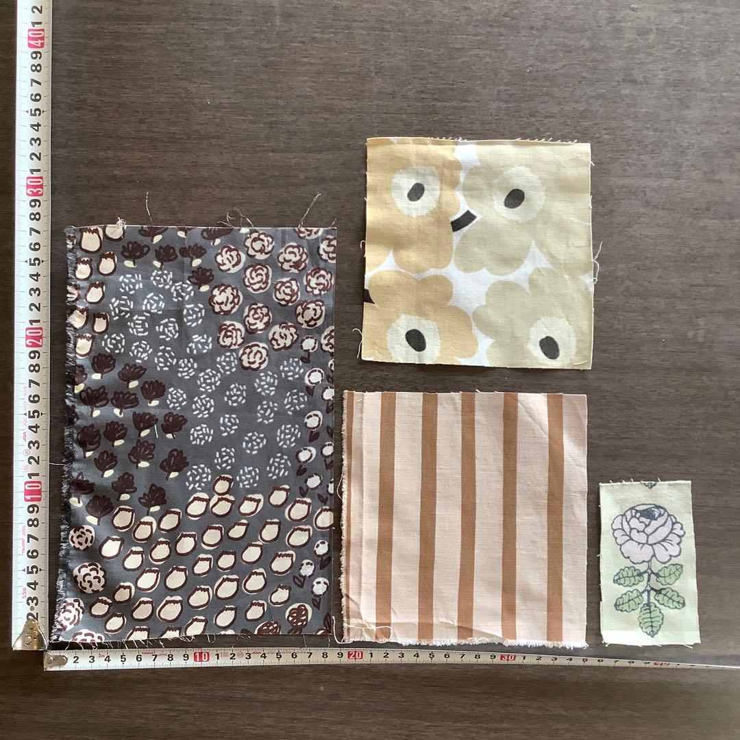 マリメッコ北欧ヴィンテージ生地ハギレセット和モダンなふくろうさん