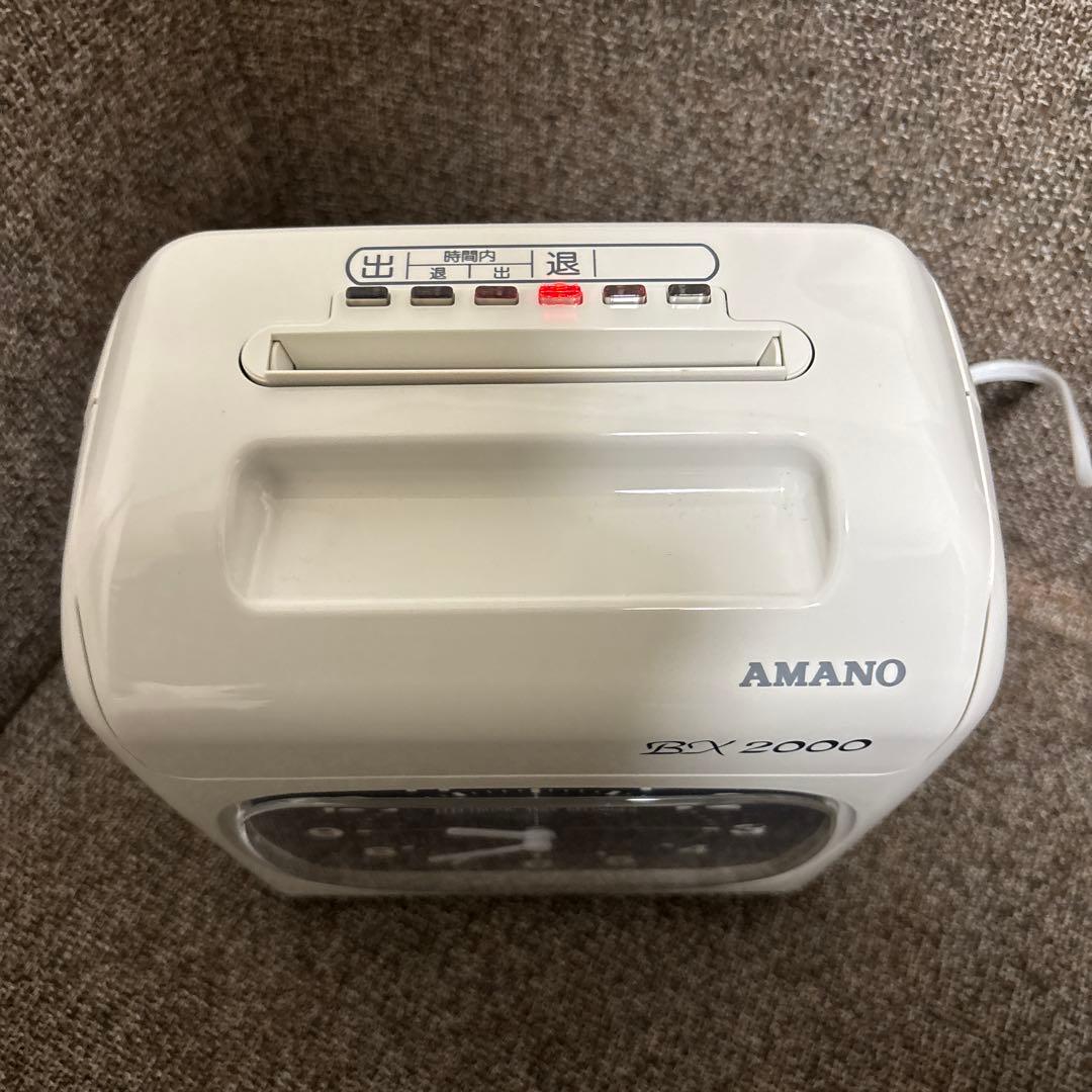 業務用　AMANO アマノ タイムカード タイムレコーダー BX2000
