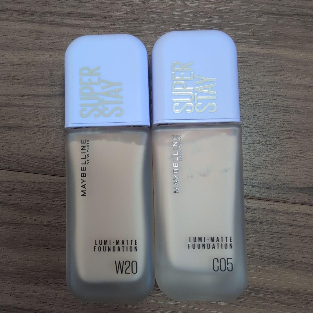 【Jiyong】メイベリン　リキッドファンデーション　W20　C05