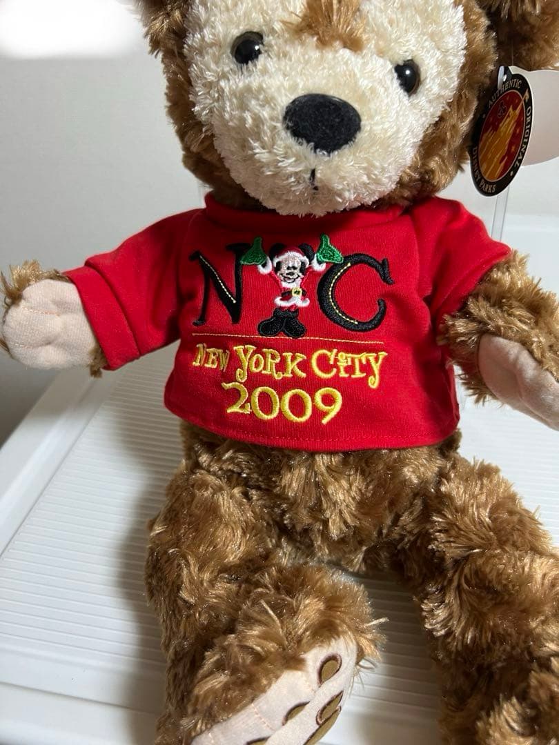 ダッフィーのぬいぐるみ、クリスマス2009年のニューヨーク限定品