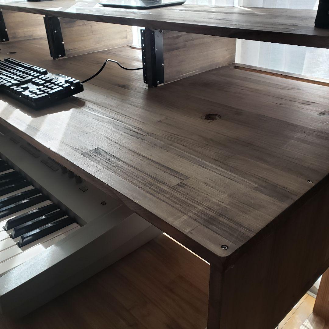 DTMデスク　S-152-70　　3Uラック付き　キーボード　シンセサイザー