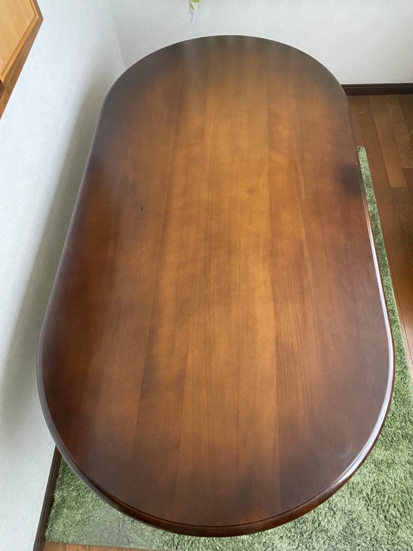 双子の父【送料込】飛騨産業・天然木ダイニングテーブル6人用