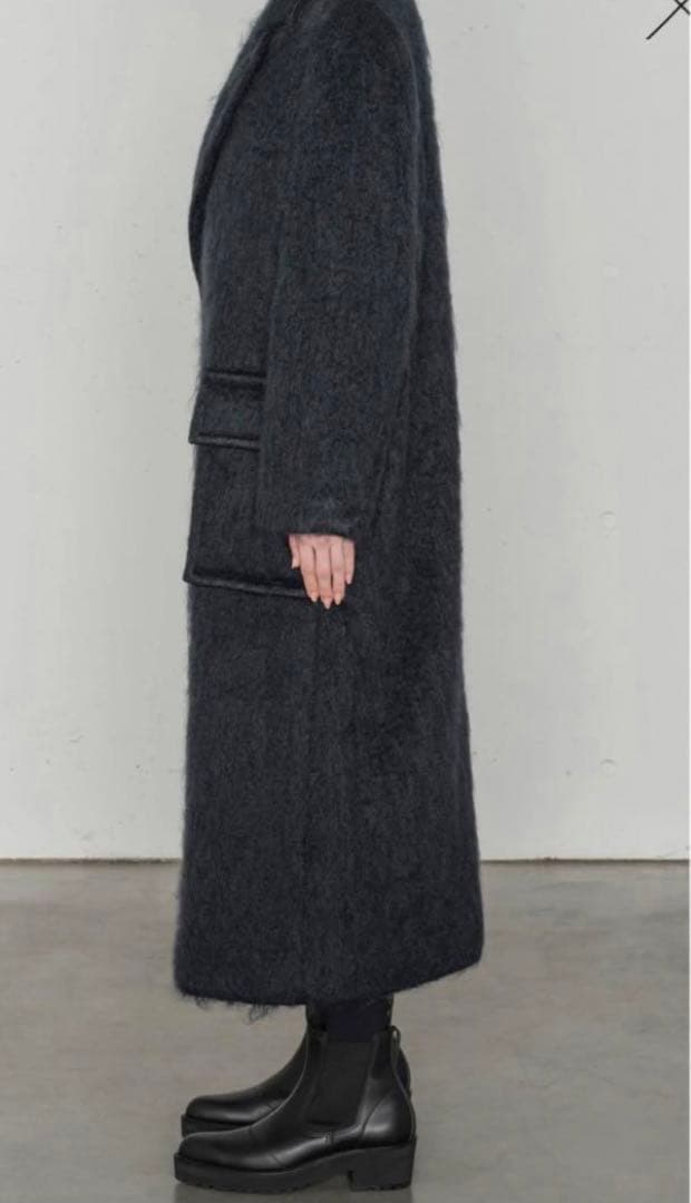 ハイク HYKE モヘアコート シャギーロングコート