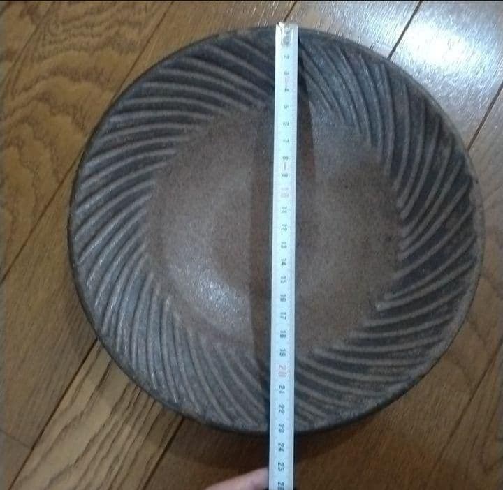 小澤基晴 ぐるぐる 8寸 器 しのぎ カレー皿