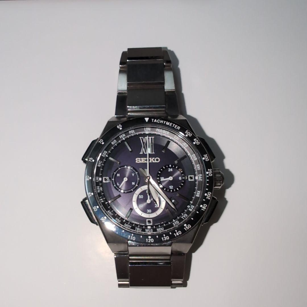 SEIKO クロノグラフ ブライツ BRIGHTZ ソーラー電波時計
