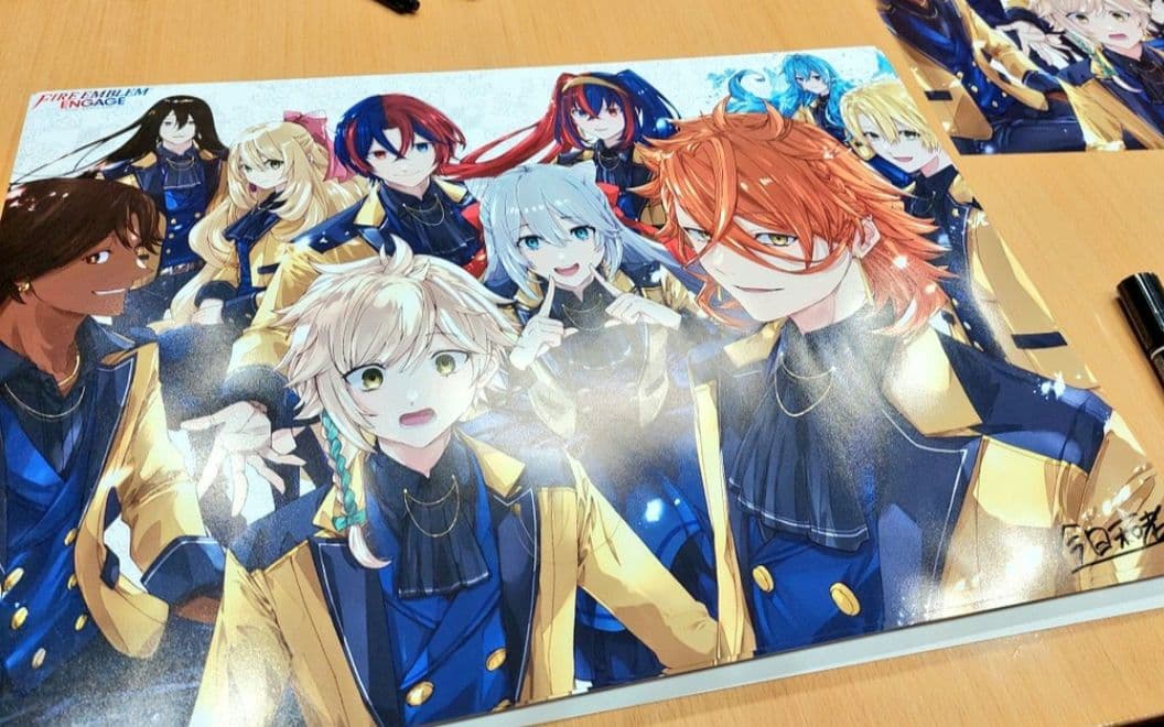 ファイアーエムブレム　エンゲージ　サイン入りポスター ファイアーエムブレム エンゲージ サイン入りポスター Fire Emblem