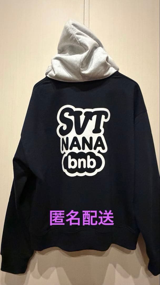 SEVENTEEN セブチ　ナナ民泊　フーディー　Mサイズ 新品】SEVENTEEN セブチ NANA bnb ナナ民泊 民泊パーカー M