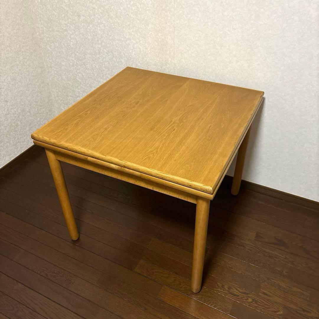 【良品】オールドカリモク ヴィンテージ 伸長式 ダイニングテーブル 希少