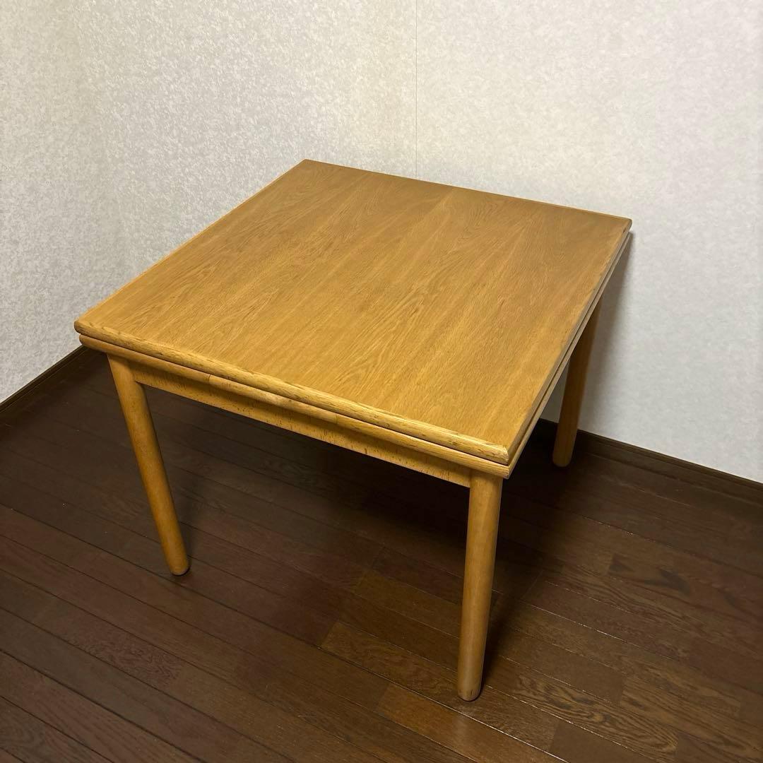 【良品】オールドカリモク ヴィンテージ 伸長式 ダイニングテーブル 希少