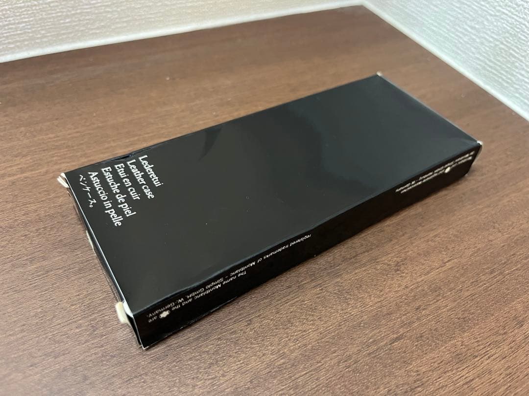【新品未使用】Montblanc モンブラン 本革　筆箱　ペンケース　3本入り
