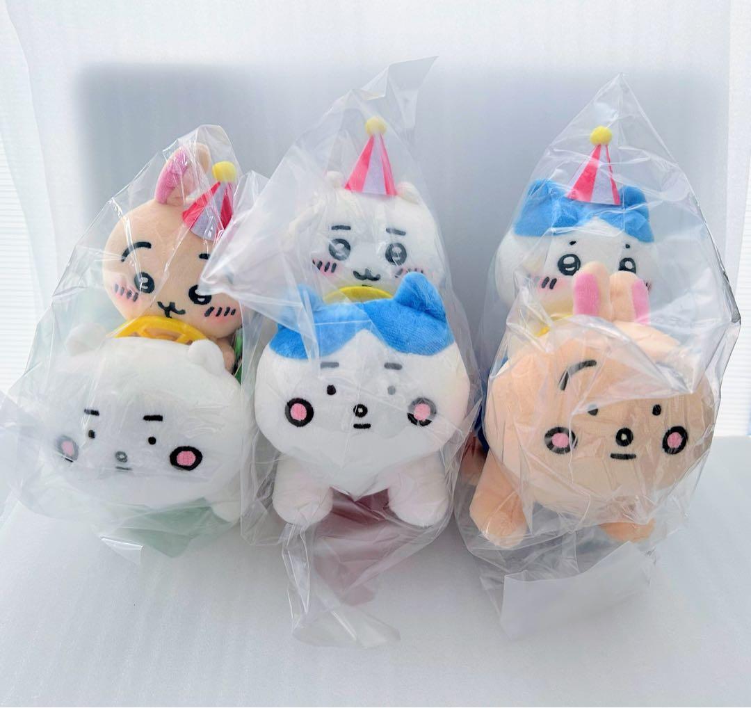 ちいかわらんど ぴーぽぽぬいぐるみ ちいかわ ハチワレ うさぎ - メルカリ