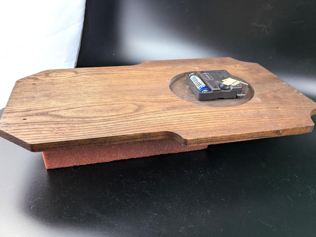 パブスト・ブルーリボン 木製掛時計／ビンテージバーサイン クロック　作動確認済