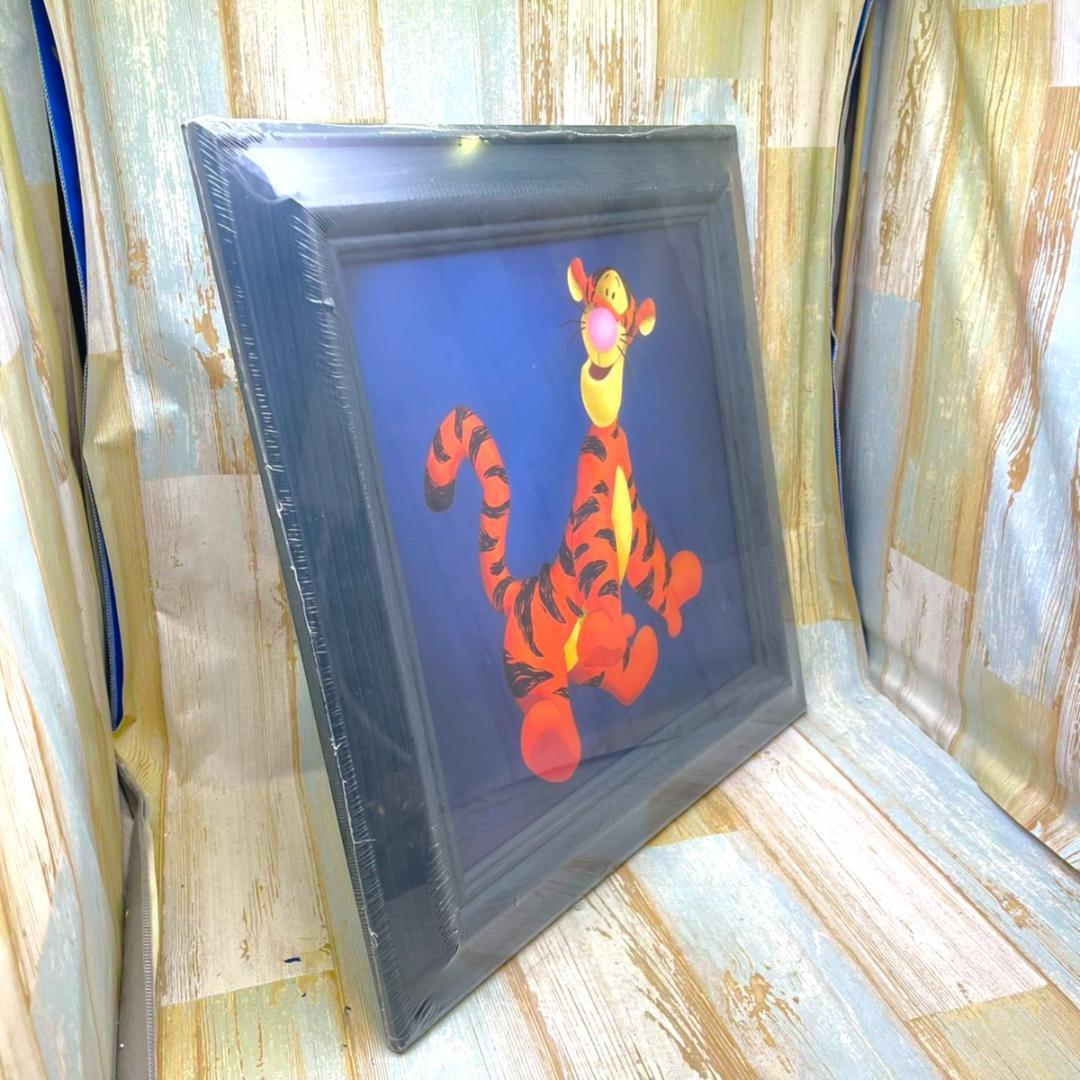 新品☆くまのプーさん Winnie the Pooh ティガー 油絵風 額縁