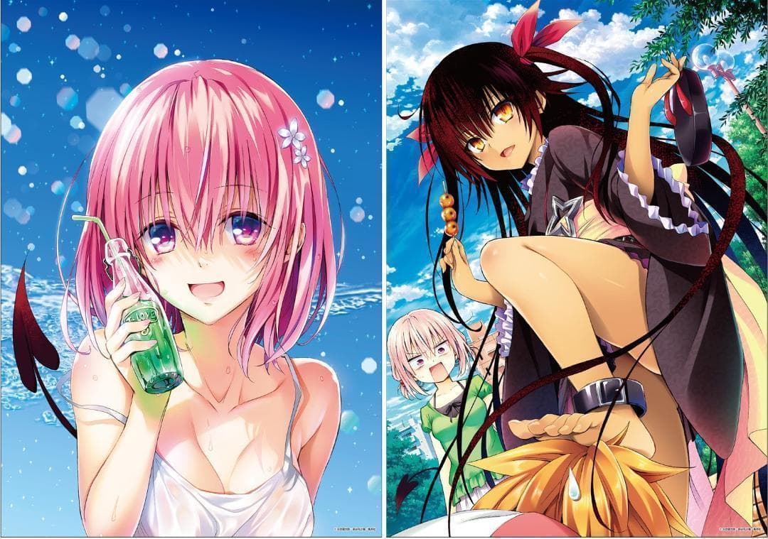 To LOVEる-とらぶる-15周年記念原画展 A3クリアポスター【未開封】②