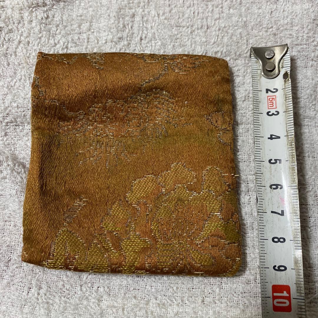 B-20 鍔　武具　刀装具　銅製　鍔袋•木箱付き　アンティーク　美術品　工芸品