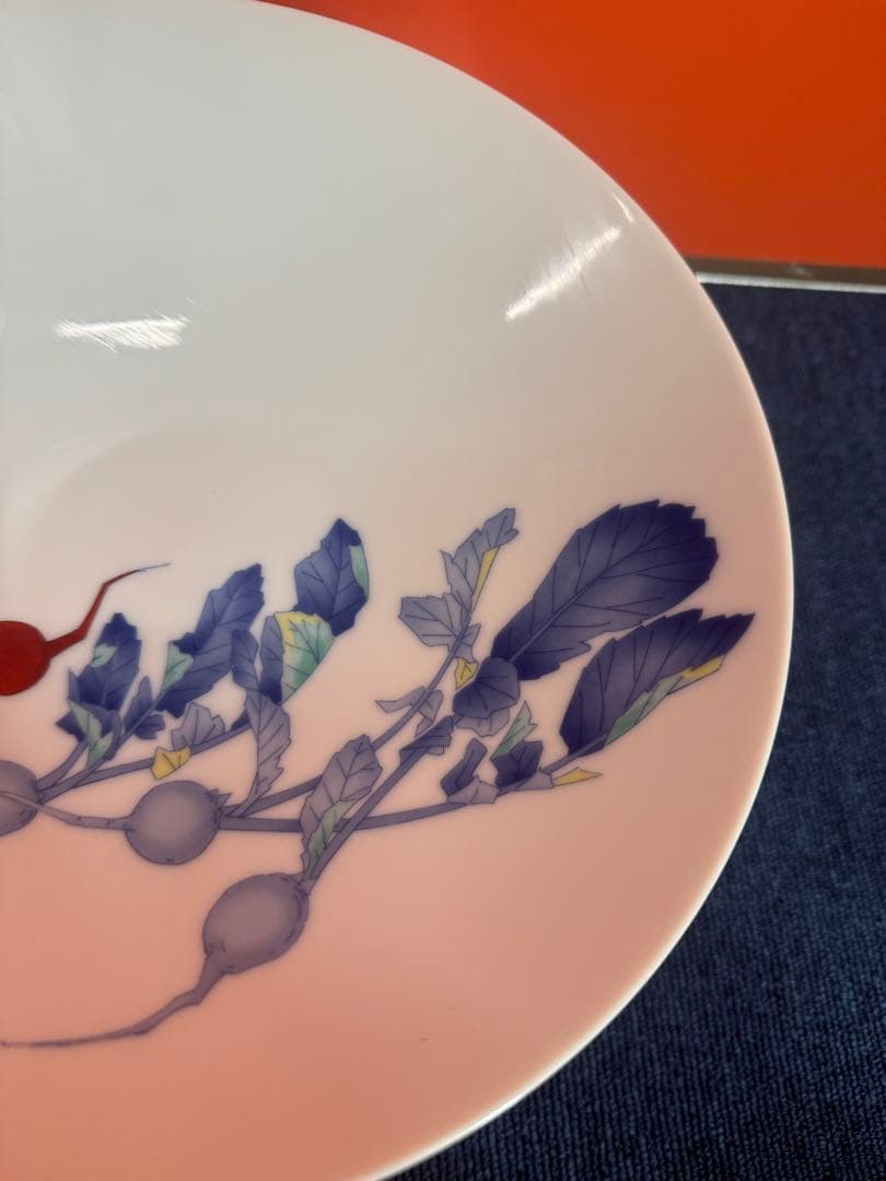 1766 香蘭社 かぶら 深大皿 24cm 未使用 1766 香蘭社 かぶら 深大皿