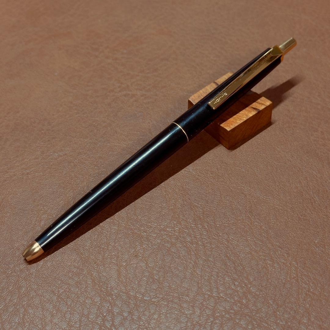 昭和レトロ PILOT パイロット ボールペン ブラック ゴールドトリム