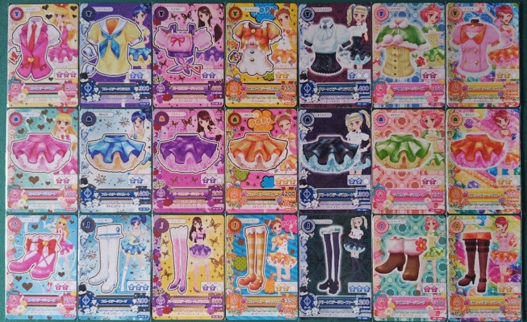 アイカツ ステージコーデ まとめ売り アイカツ ステージコーデ まとめ売り アイカツ！ キャラナップ