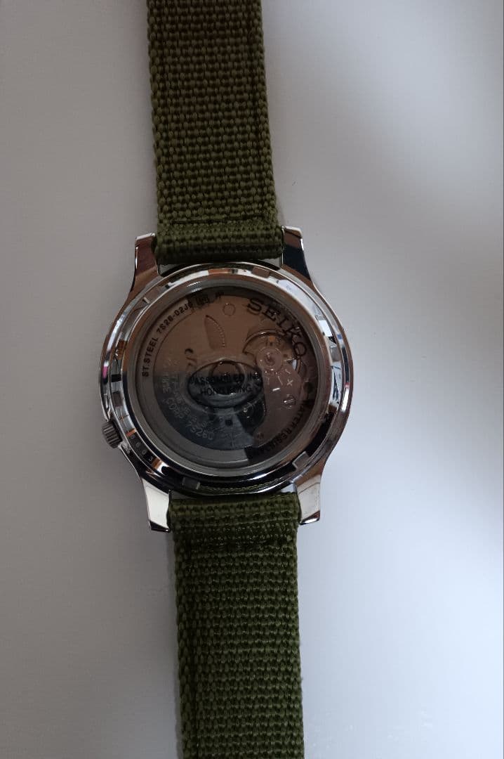 SEIKO5 自動巻き腕時計 7S26-02JO セイコー5 ダイバーミリタリー