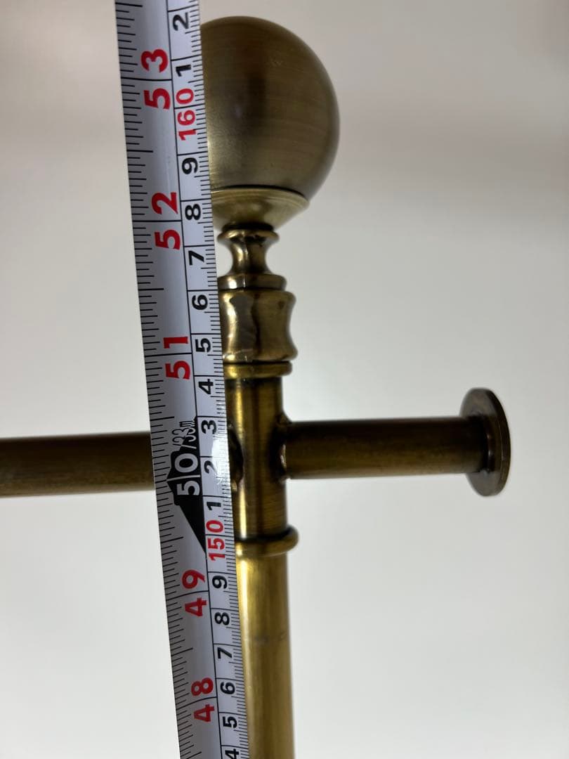 ② アンティーク ゴールド ハンガーラック ビンテージ アイアン 幅90cm