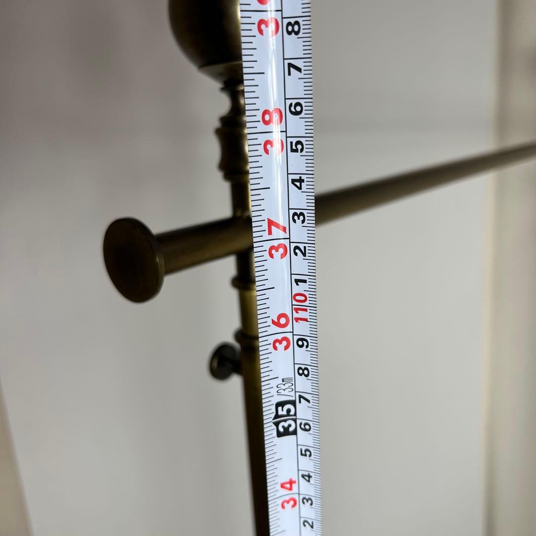 ② アンティーク ゴールド ハンガーラック ビンテージ アイアン 幅90cm