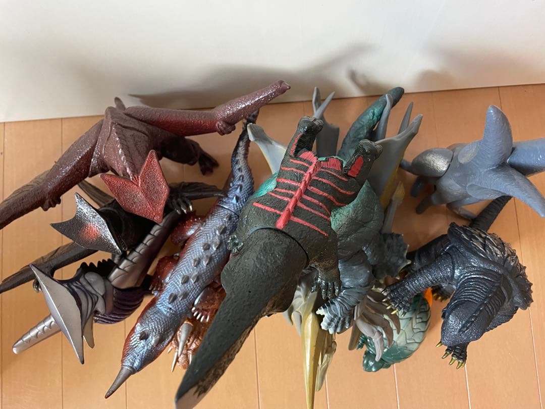 ガメラソフビ11体セット昭和平成当時物ギャオスバイラスバルゴンジグラ