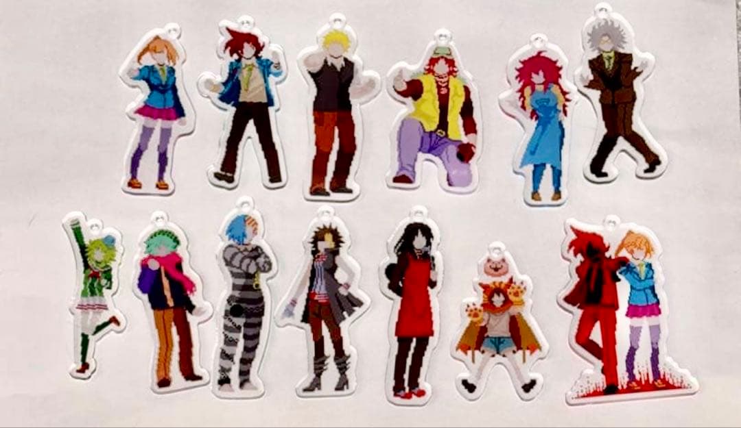 1/25まで値下げ　キミガシネ ドット絵 ピクセルアート アクリルキーホルダー