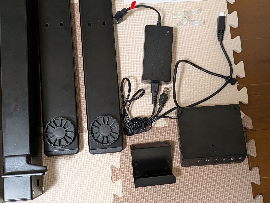 FLEXISPOT EF1B 電動昇降デスクフレーム（ブラック）脚のみ