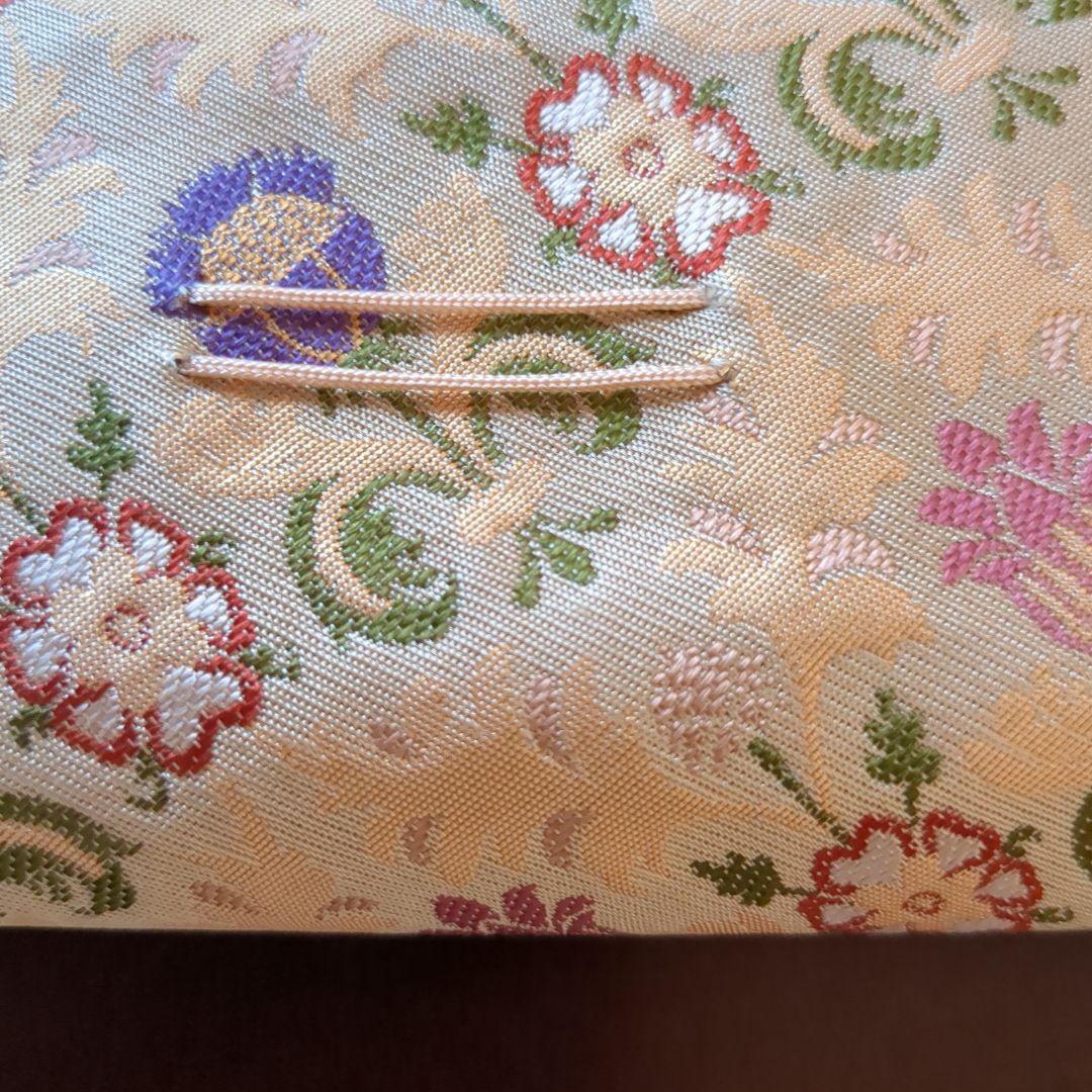 徳斎 未使用品 数寄屋袋 茶道具 金襴 葡萄牙錦 表·裏千家 和クラッチ