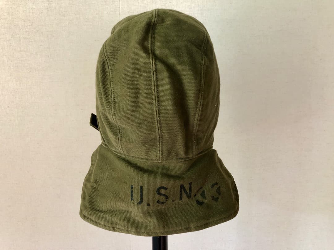 希少 1940s vintage 米軍 実物 USN デッキキャップ E - メルカリ