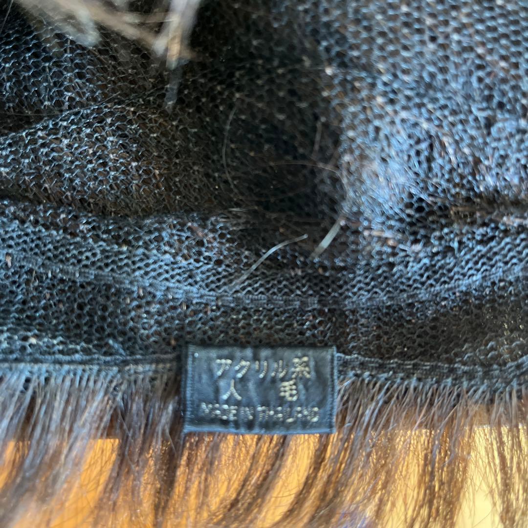 ブラウンショートウィッグ 自然なボブスタイル