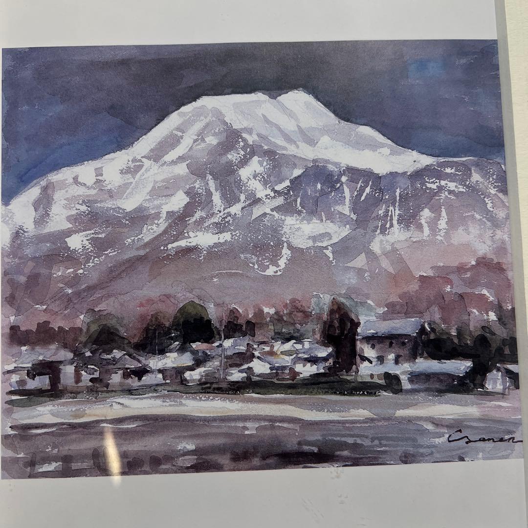 アクメファニチャー　絵画　山　風景　オシャレ