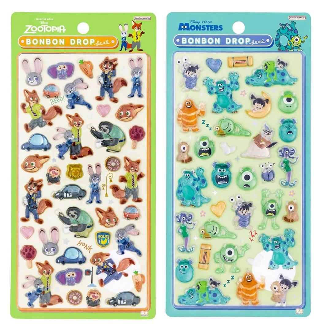 正規品 ズートピア モンスターズインク ボンボンドロップシール - メルカリ