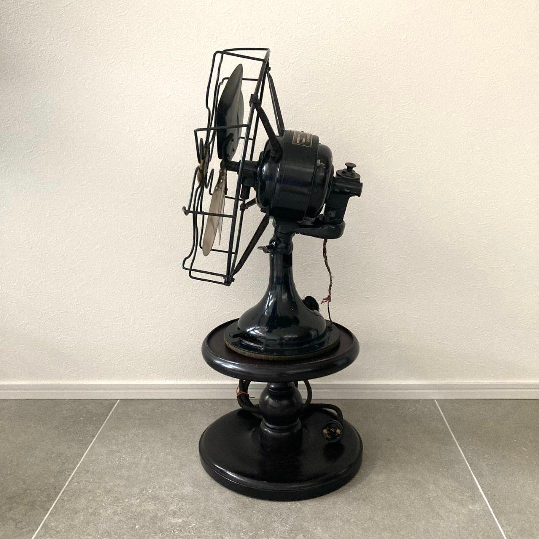 Westinghouse ウエスティングハウス 扇風機 当時物 木製台座付き