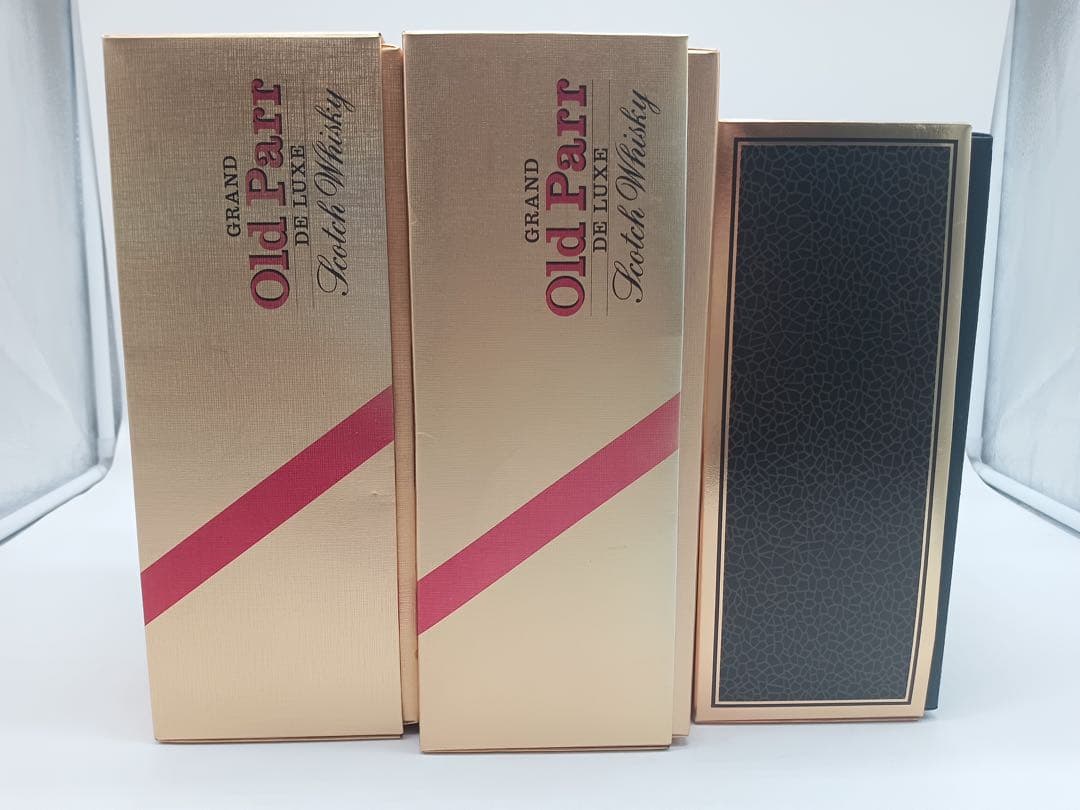 未開栓】GRAND Old Parr 12年 オールドパー 3本 旧750ml