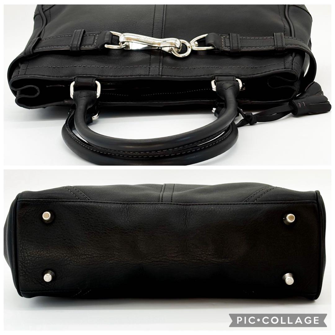 ♡未使用品♡ COACH コーチ ハンドバッグ レザー ブラック