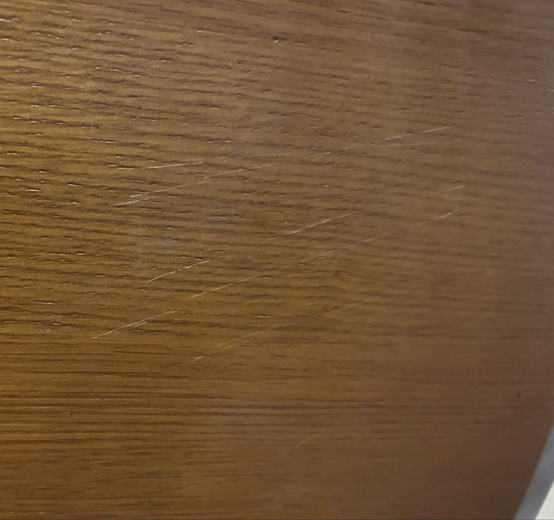 【ダイニングテーブル 】ラウンド 棚付き 幅90 木製 ウッド