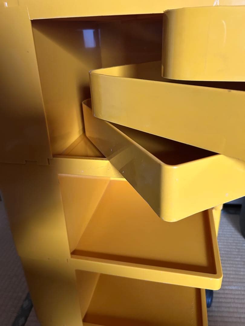 B-LINE ボビーワゴン 3段3トレイ イエロー Amazon.co.jp: B-LINE/ビー