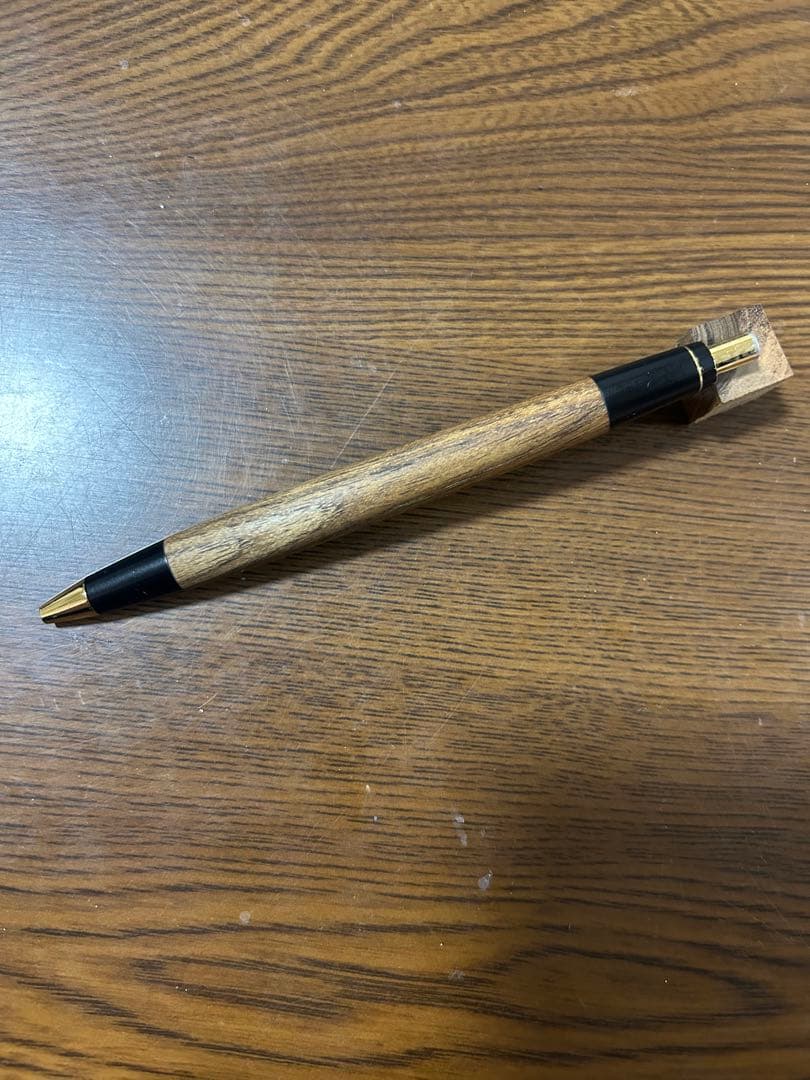 野原工芸　槐　シャーペン　旧型　ゴールド