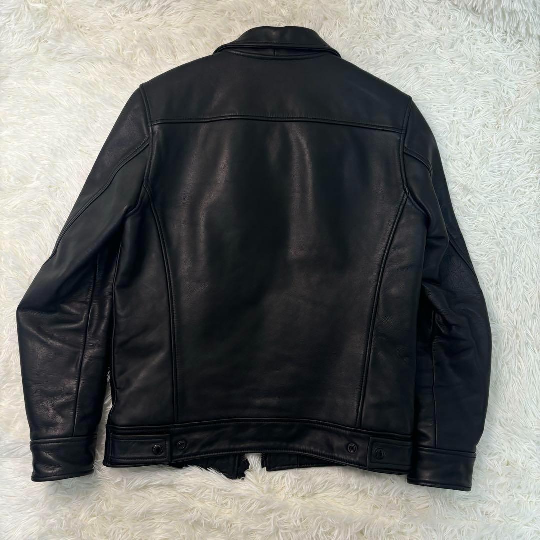 極美品✨クーティ レザー ライダース 本革 シングル ジップ 降谷 KJ