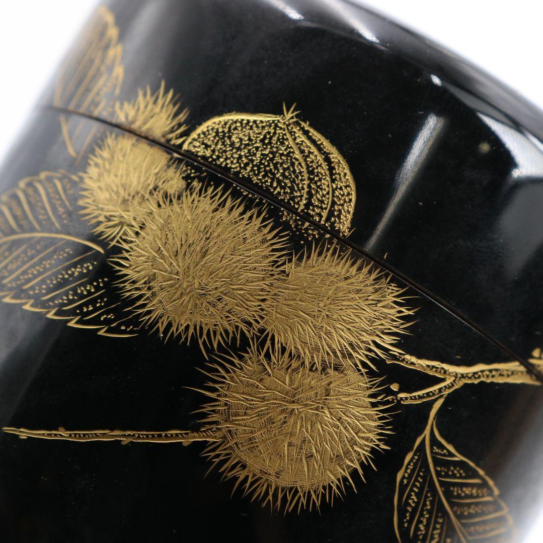 鳳山作 栗沈金 棗 茶道具 共箱共布 C813 N1 - メルカリ