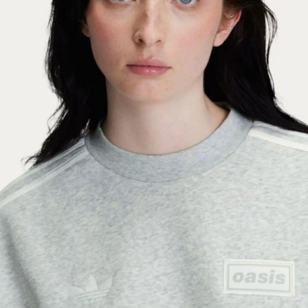 oasis adidas スウェット グレーM 新品・未使用 - メルカリ