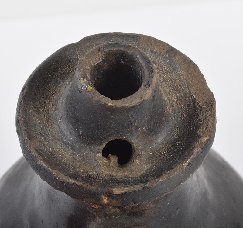 朝鮮美術 李朝 黒釉 執壷 水注 V R4220 朝鮮古美術 李