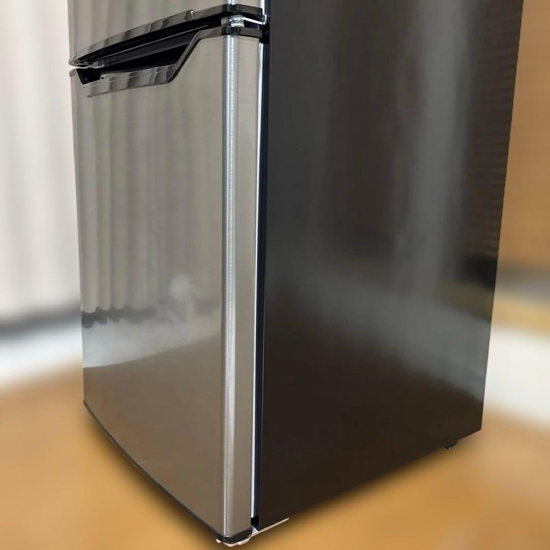 美品 YAMAZEN 2024年製 冷蔵庫 幅50cm 173L エネ 静音