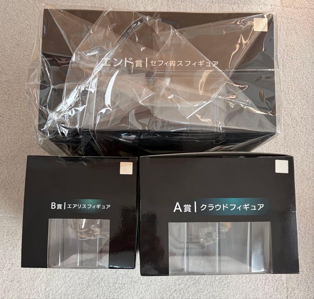 ファイナルファンタジー FF7 クラウド セフィロス エアリス フィギュア くじ