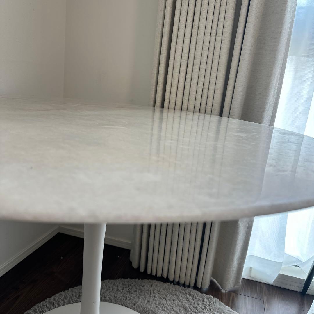 y*t様 E-comfort 大理石チューリップダイニングテーブルΦ100