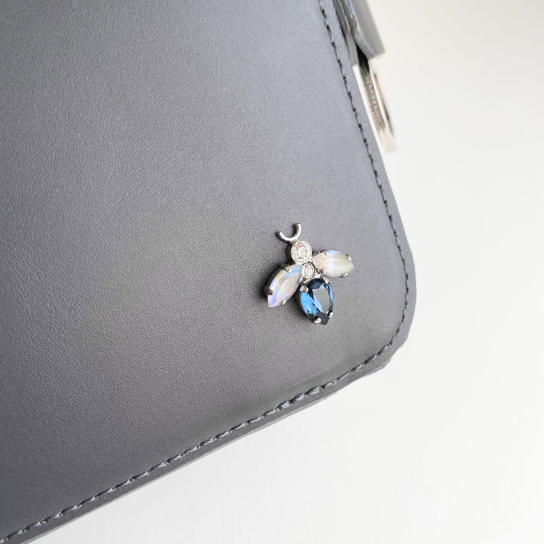 ADMJ ザ・ビー スクエアショルダー レザー スワロフスキー 新品 完売品