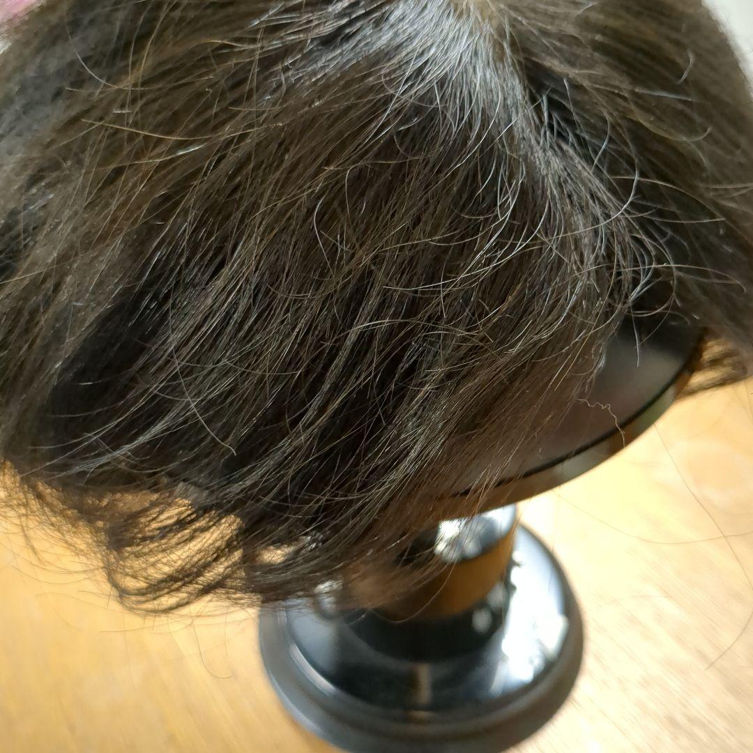 ダークブラウン ショート　ハーフ　ウィッグ　アートネイチャー