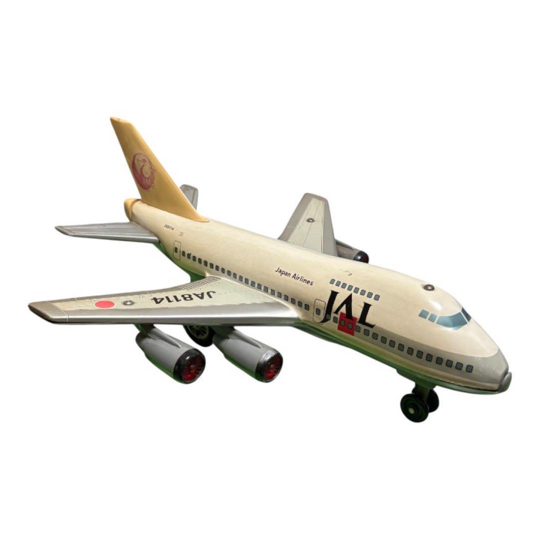 イチコー 日本航空 ジャンボジェット 747 JAL 金属玩具 ブリキ - メルカリ
